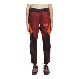 Nike Pants WomeA AH7640-652 Q Sport  WINE-TEAM ORANGE Wind breaker joggers Small